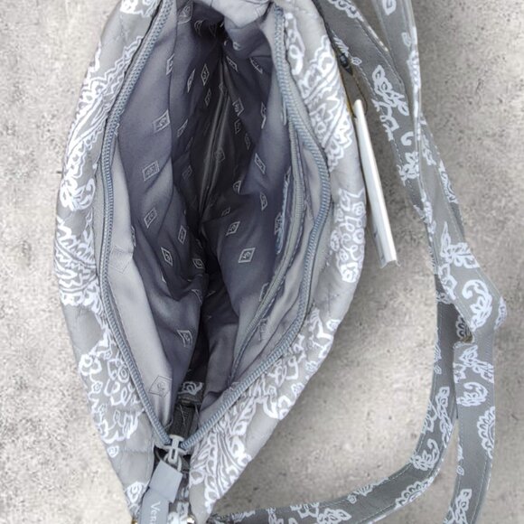 Vera Bradley Collegiate Crossbody - University of Virginia -Gray - NWT - Picture 7 of 8